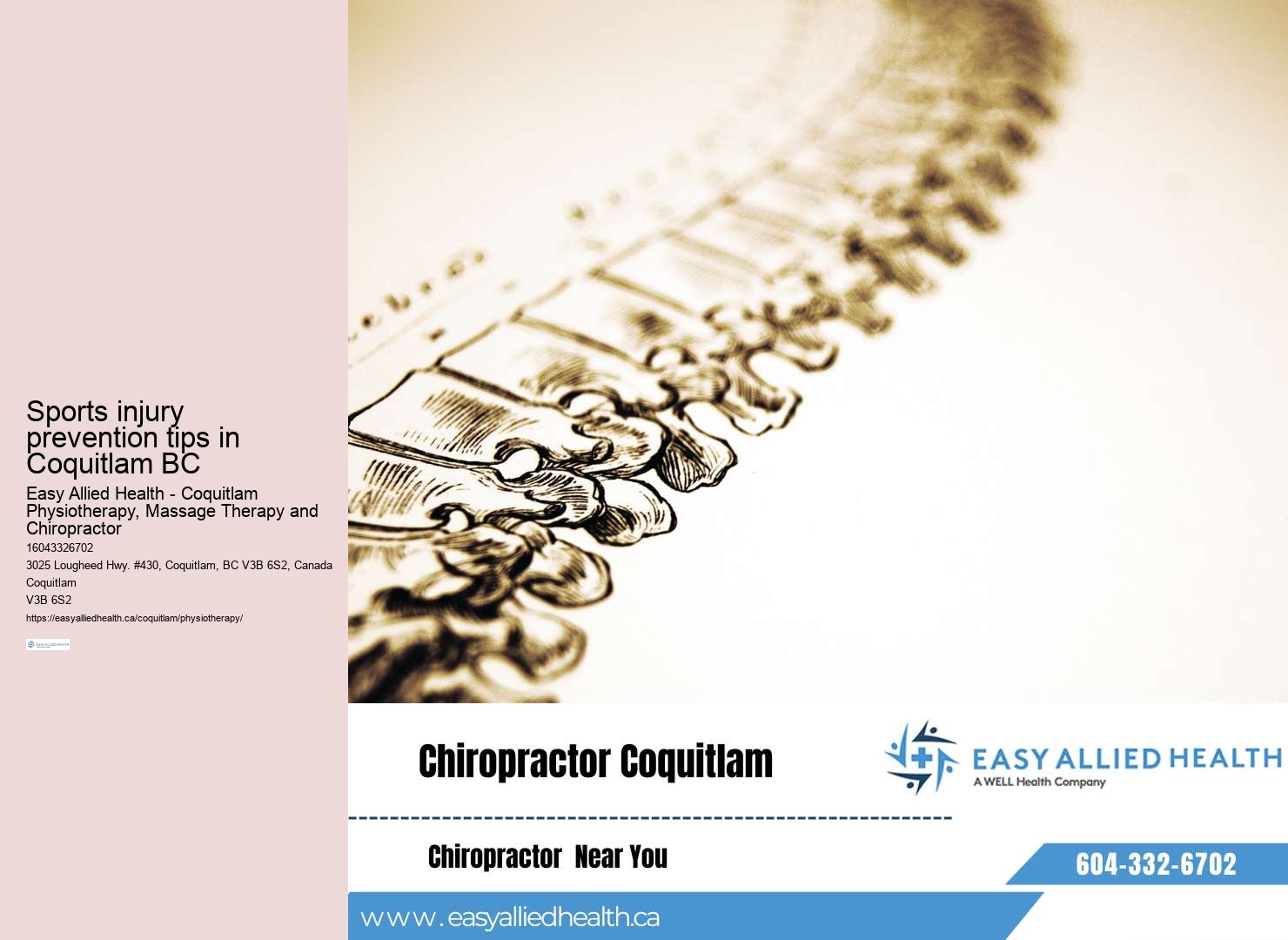 Personalized physiotherapy in Coquitlam BC