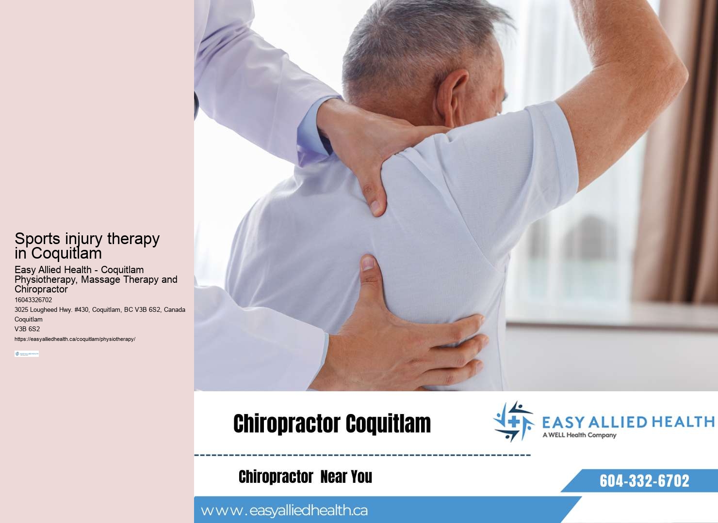 Physiotherapy for athletes in Coquitlam BC