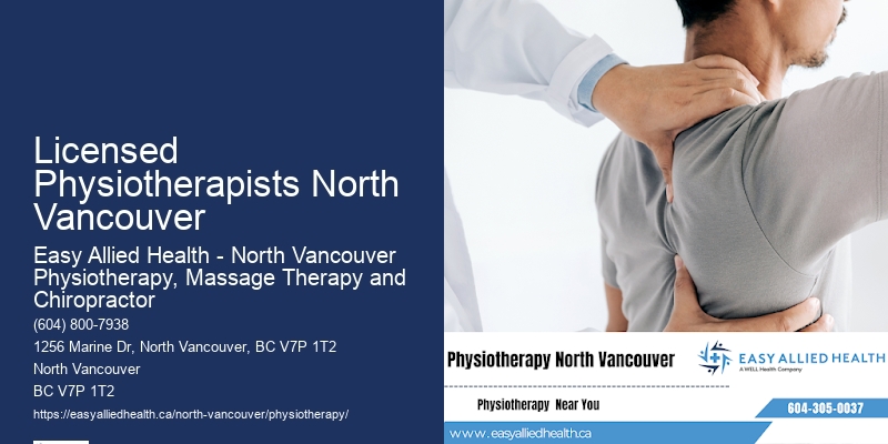 Physiotherapy Treatments Licensed Physiotherapists North Vancouver