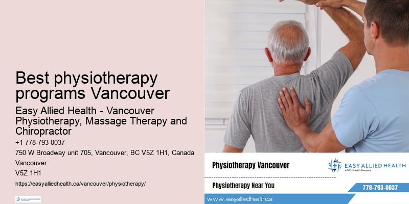 Effective physiotherapy for ankle injuries in Best physiotherapy programs Vancouver