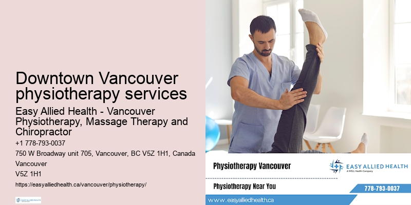 Downtown Vancouver physiotherapy services