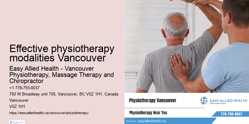 Top-notch physiotherapy care in Effective physiotherapy modalities Vancouver