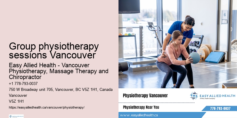 Group physiotherapy sessions Vancouver physiotherapy for back pain