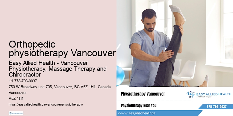 Orthopedic physiotherapy Vancouver