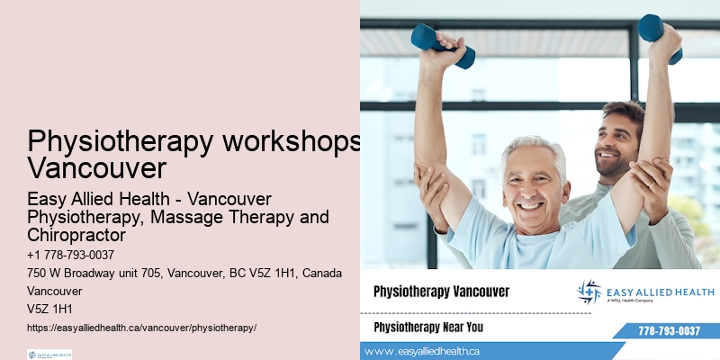 Personalized physiotherapy Physiotherapy workshops Vancouver