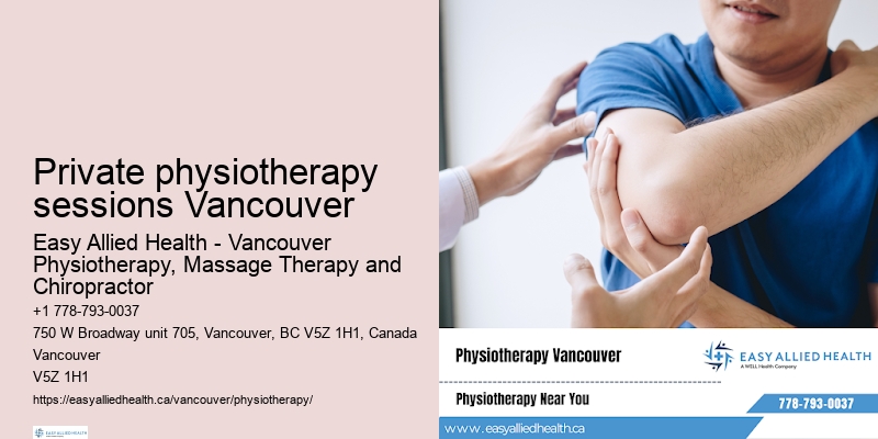 Private physiotherapy sessions Vancouver physiotherapy for postural problems