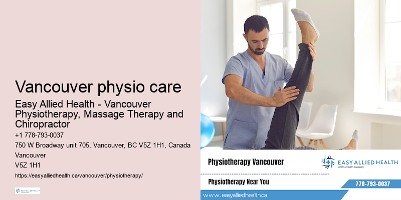 Vancouver physio care physiotherapy treatment options