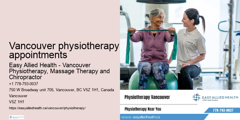 Vancouver physiotherapy appointments physiotherapy for postural correction