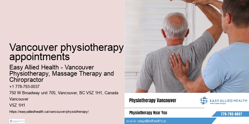 Physiotherapy and wellness Vancouver physiotherapy appointments