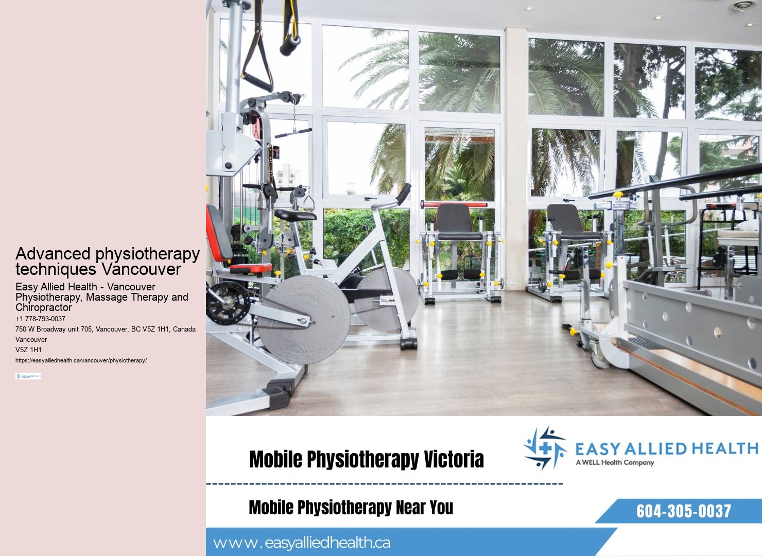 Personalized exercise routines Vancouver