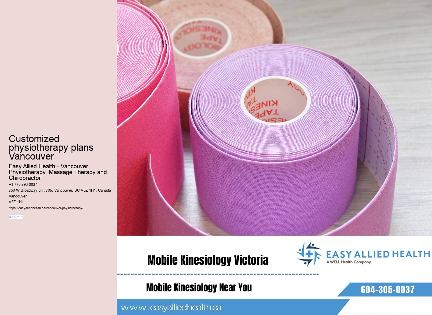 Quality Physiotherapy Services Vancouver