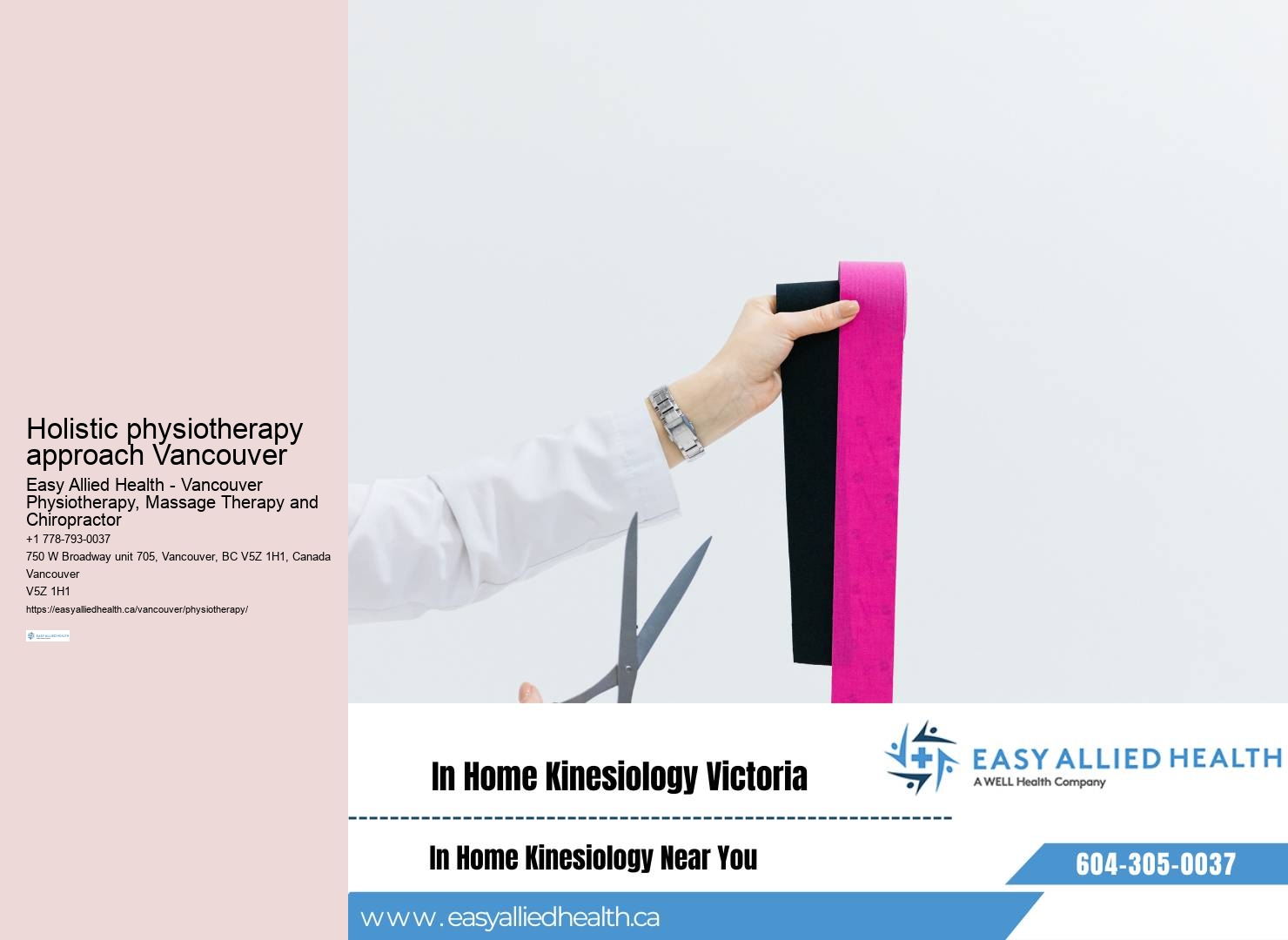Affordable Vancouver Physiotherapy & Sports Clinic Broadway