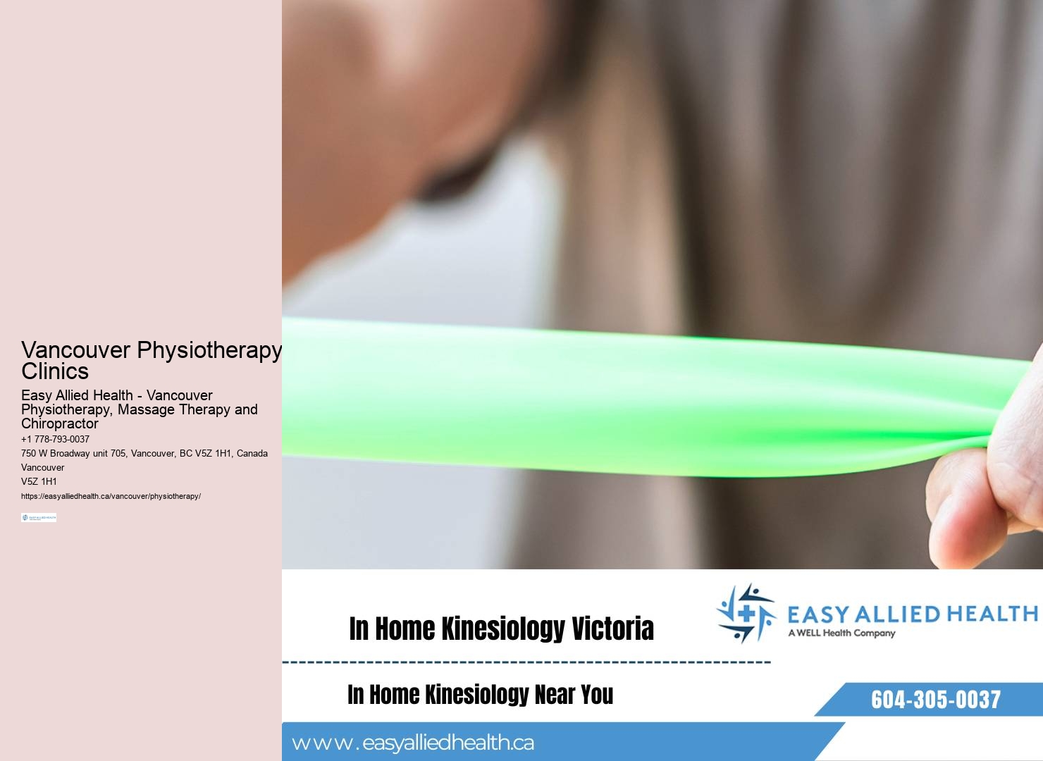 Professional rehabilitation services Vancouver