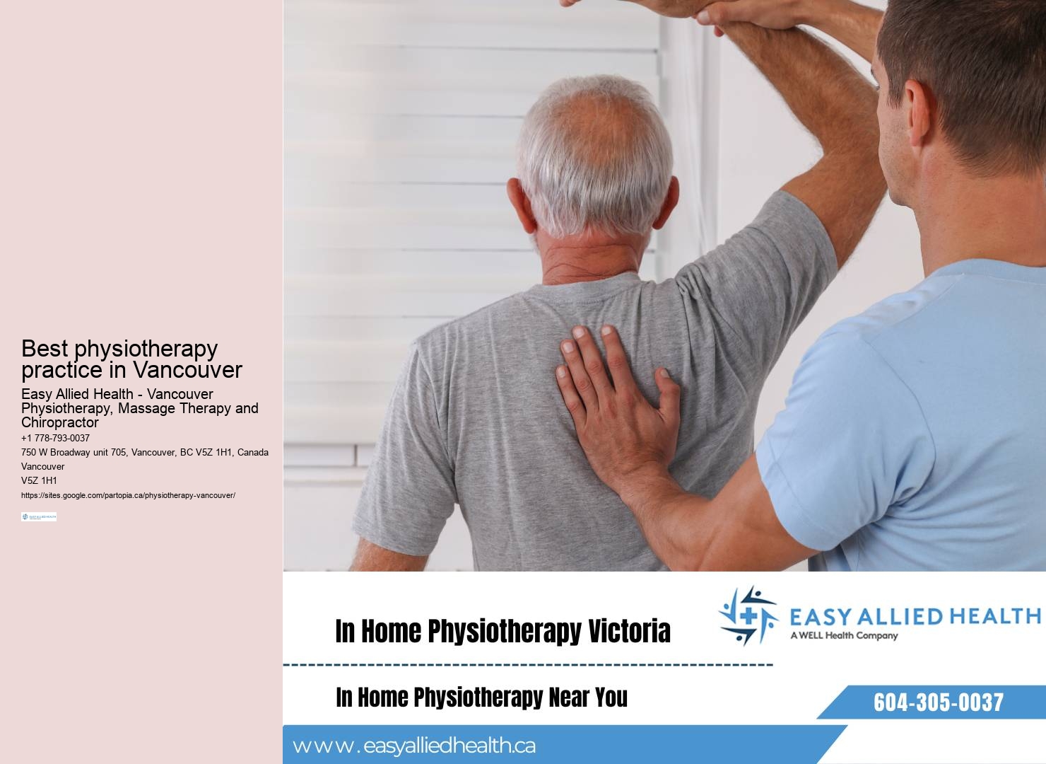 Vancouver physiotherapy for seniors