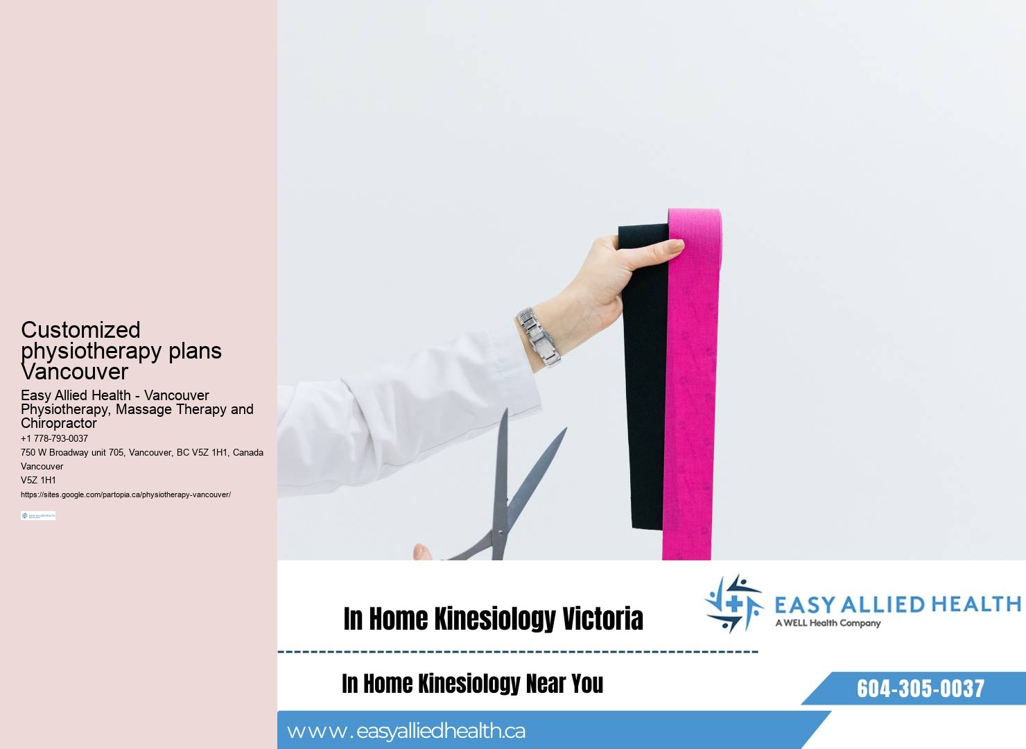 Personalized physiotherapy Vancouver