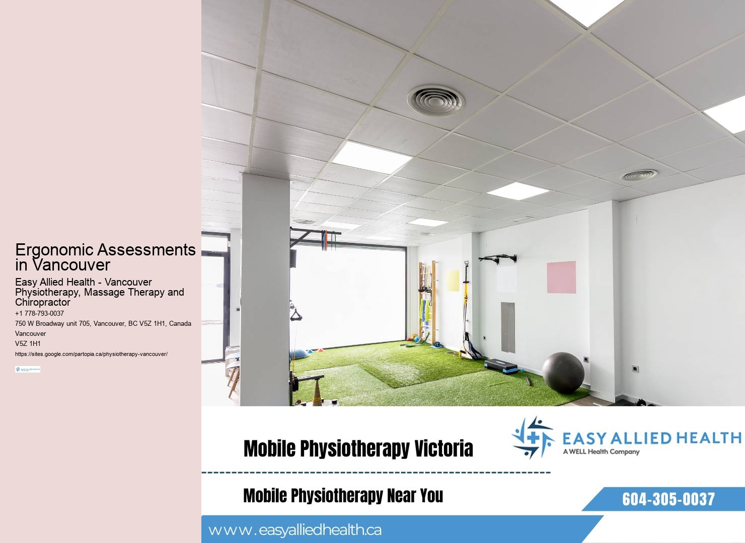 Vancouver Physiotherapy & Sports Clinic Services
