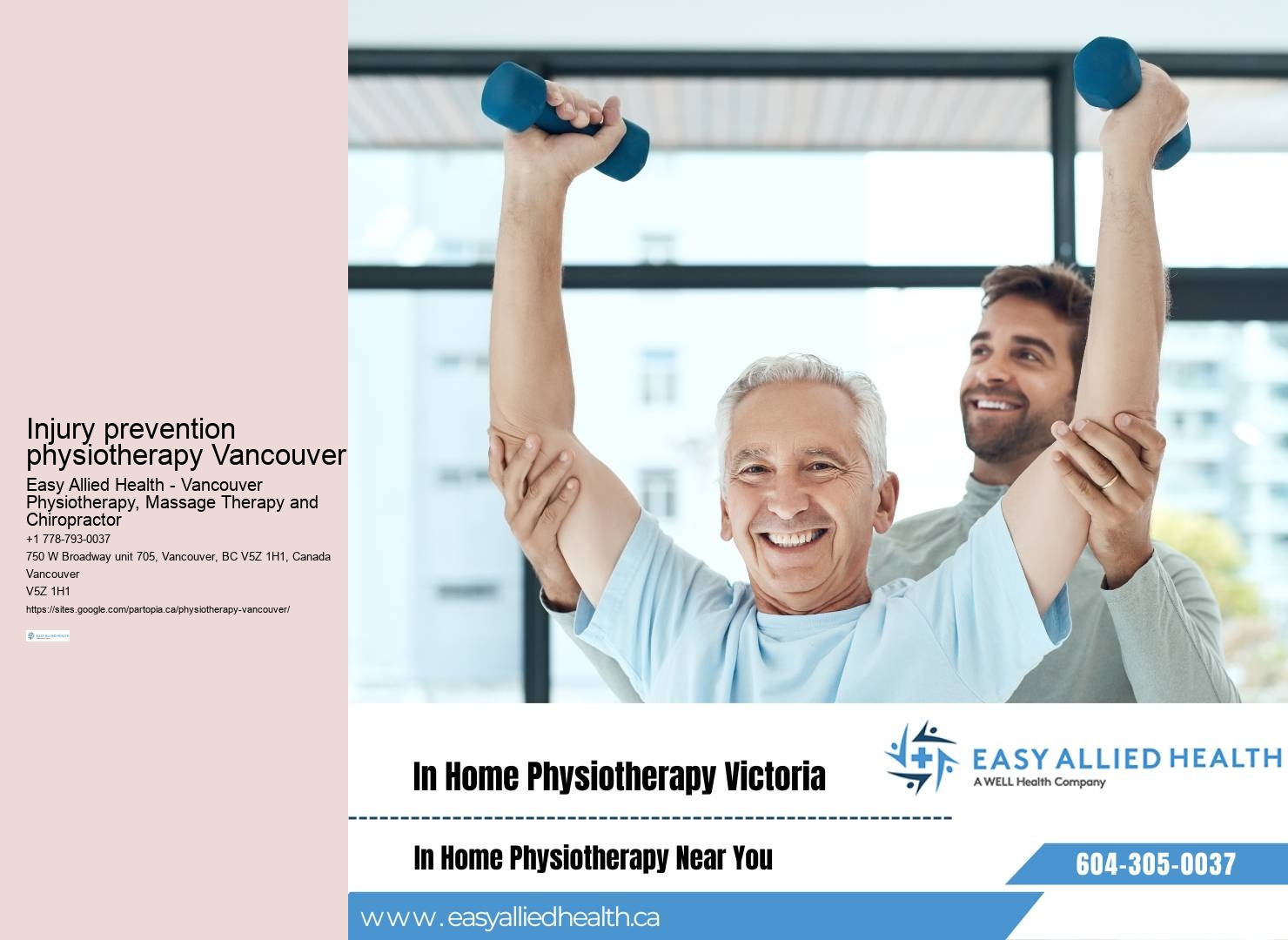 Customized home exercise plans Vancouver