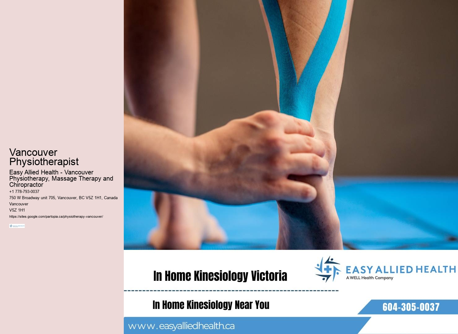 Customized home exercise plans Vancouver