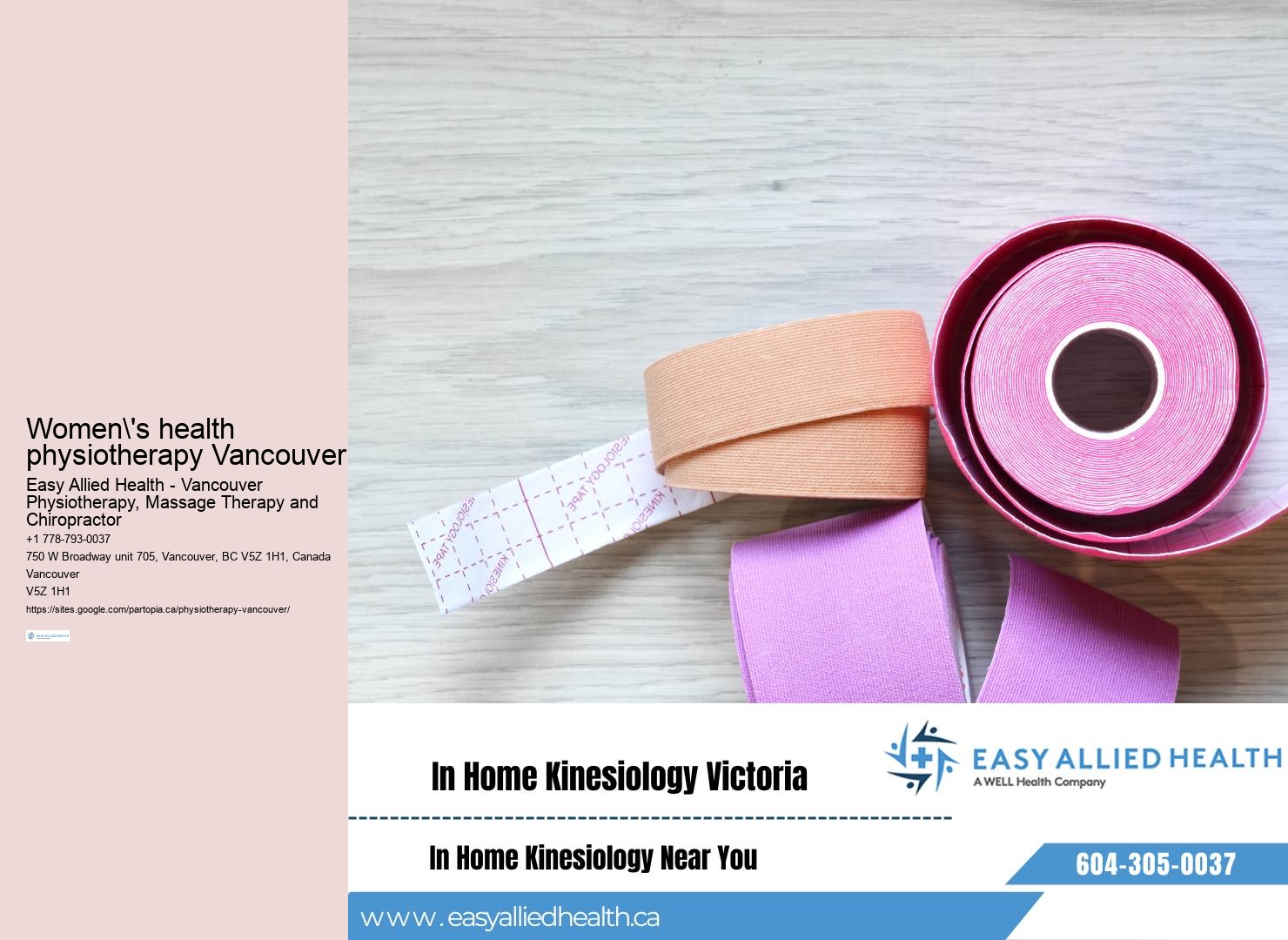 Vancouver pain relief therapy