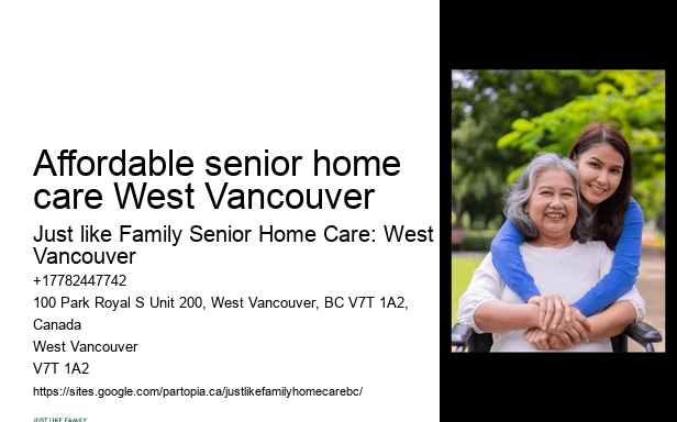Personalized caregiver services Affordable senior home care West Vancouver