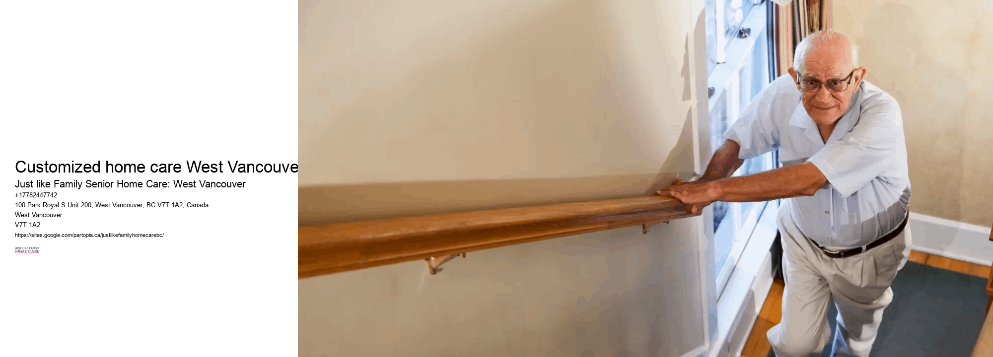 Senior caregiving services Customized home care West Vancouver