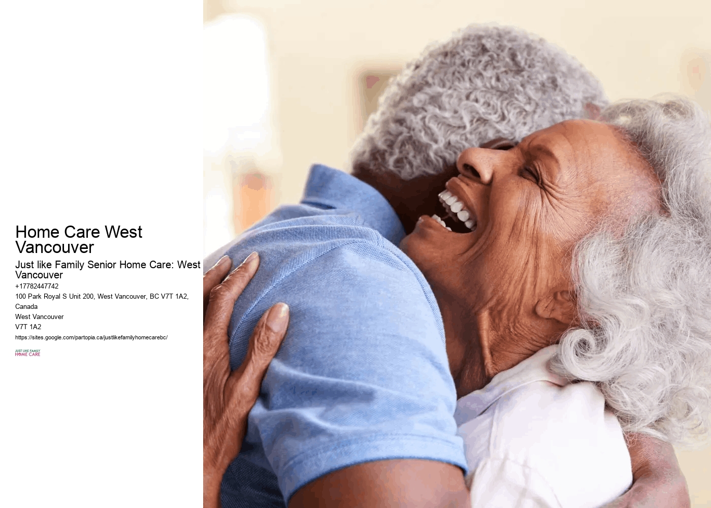 Affordable elderly care Home Care West Vancouver