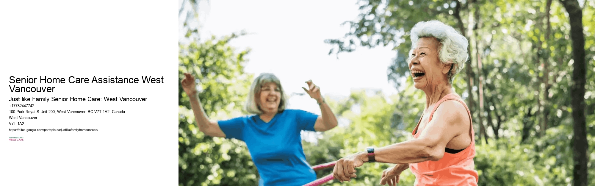 Senior Home Care Assistance West Vancouver home care aides