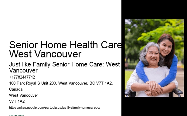 Local in-home care Senior Home Health Care West Vancouver