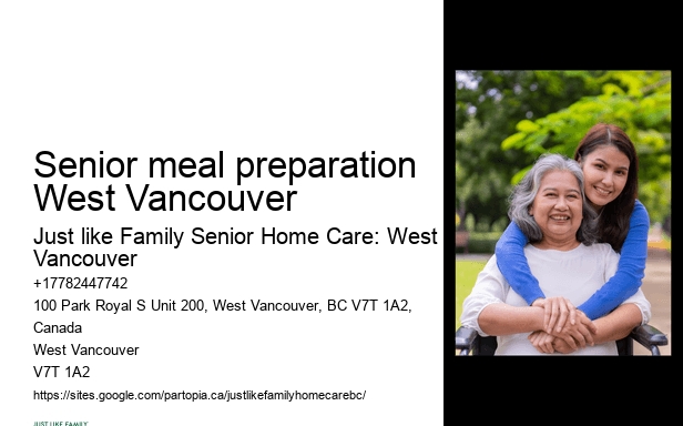 Elderly support services Senior meal preparation West Vancouver