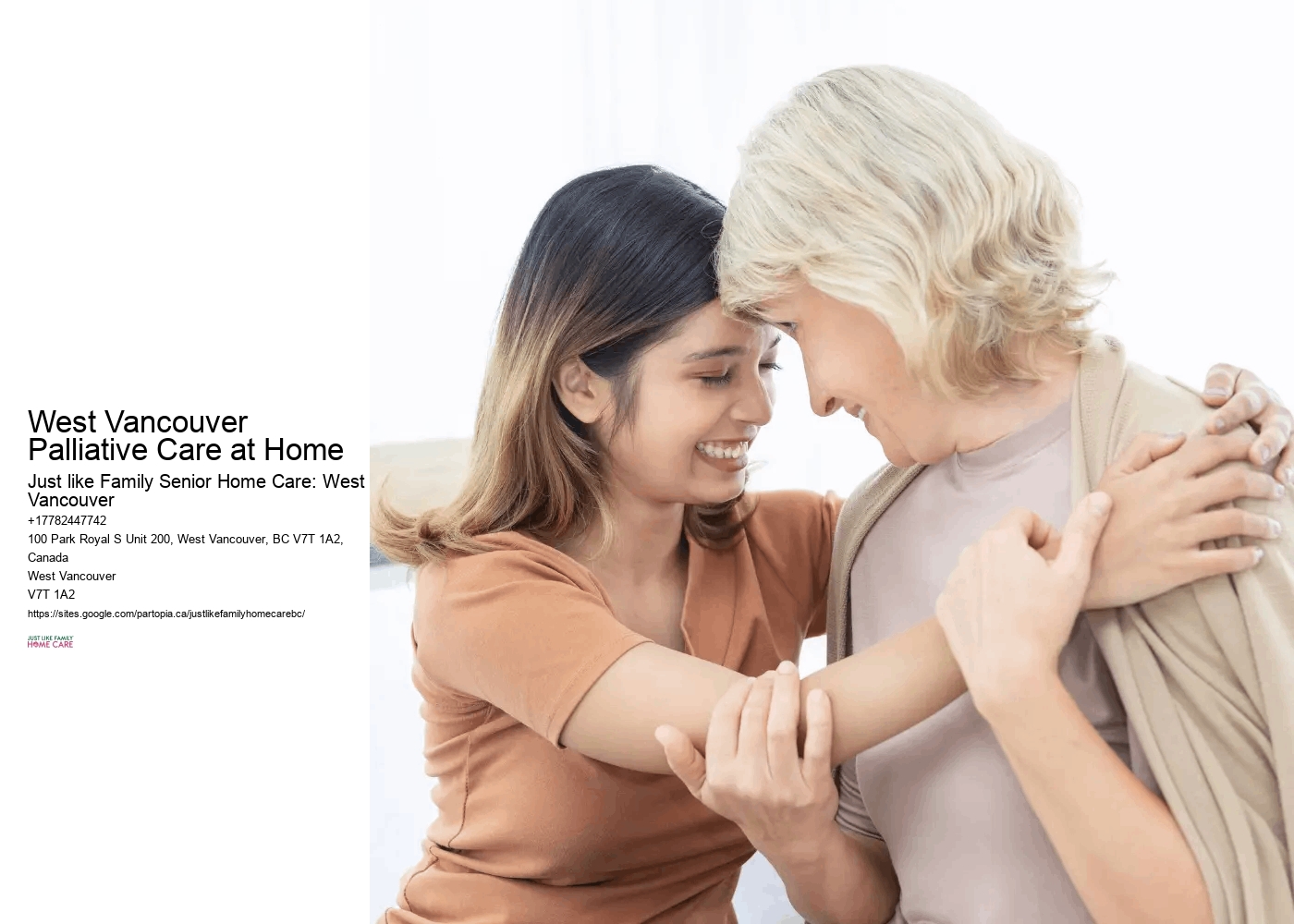 West Vancouver Palliative Care at Home senior home care agencies
