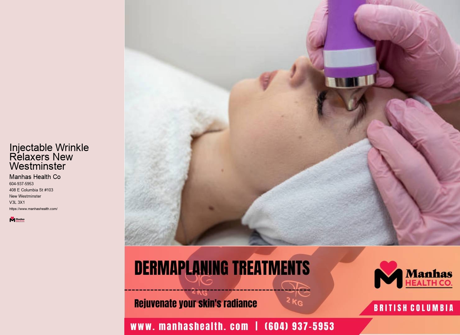 Minimally Invasive Facial Treatments New Westminster