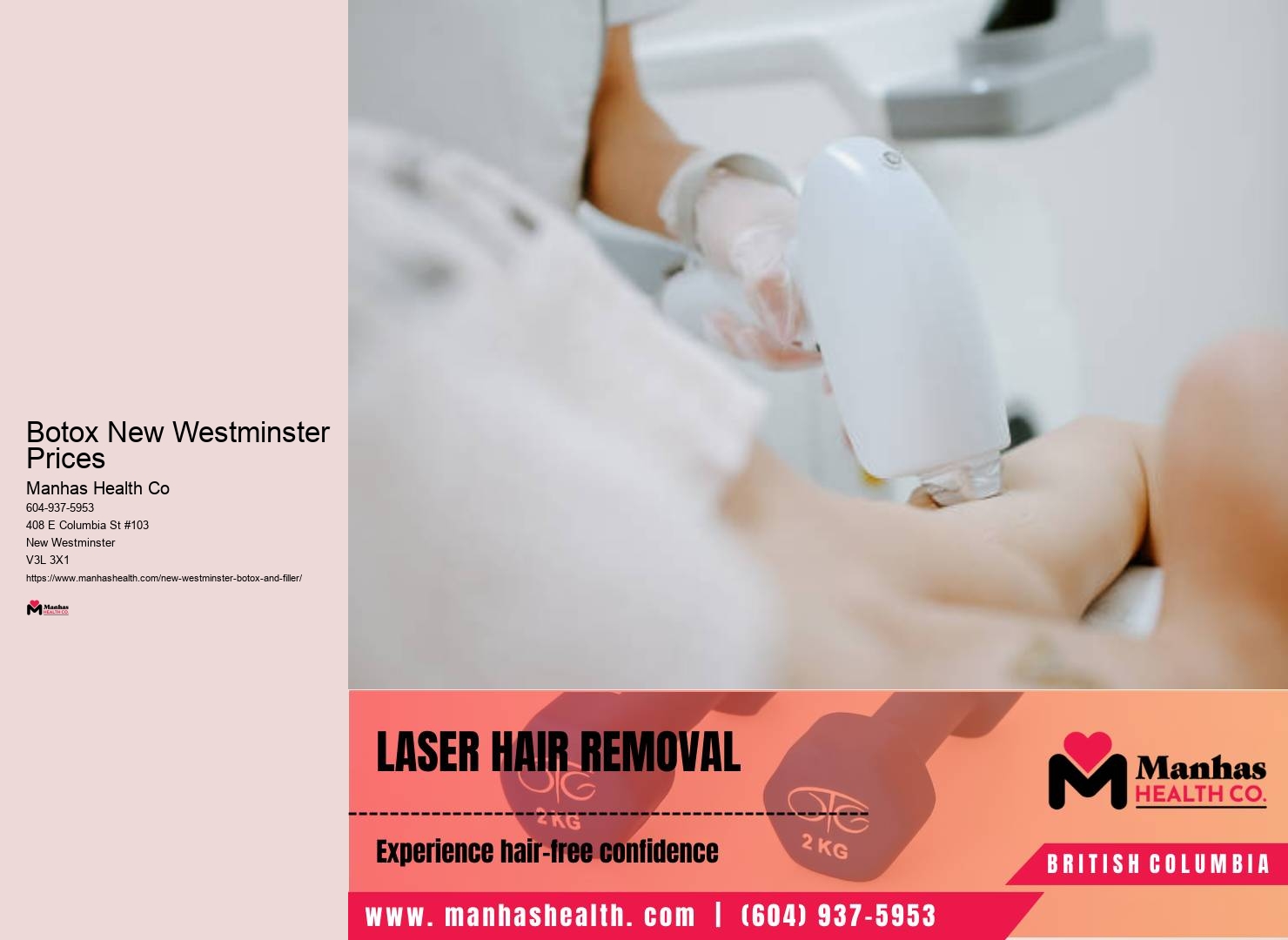New Westminster aesthetic treatments