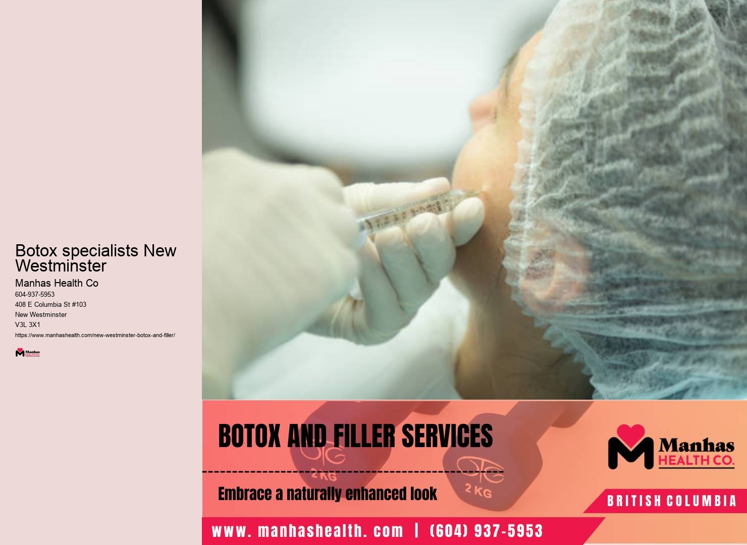 Crow's feet treatments New Westminster