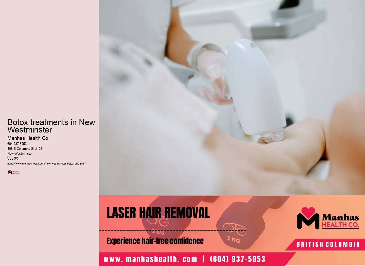 Wrinkle reduction in New Westminster