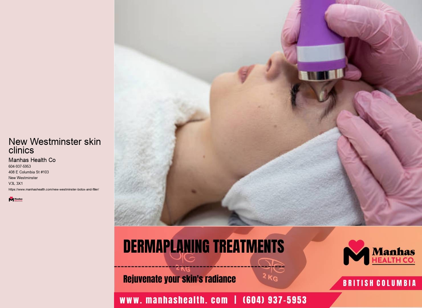 Skin renewal procedures New Westminster