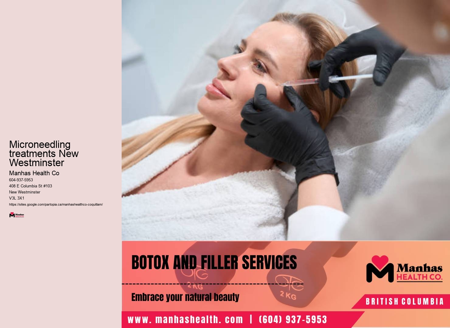 Facial beauty treatments New Westminster