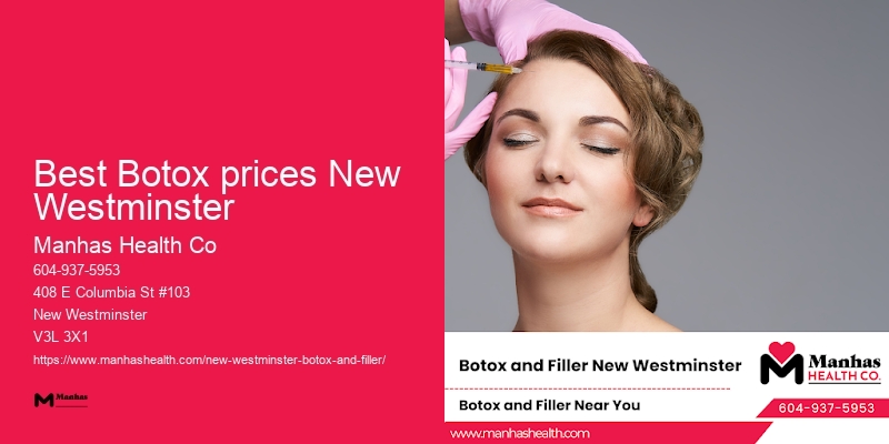 Botox for crow’s feet near me Best Botox prices New Westminster