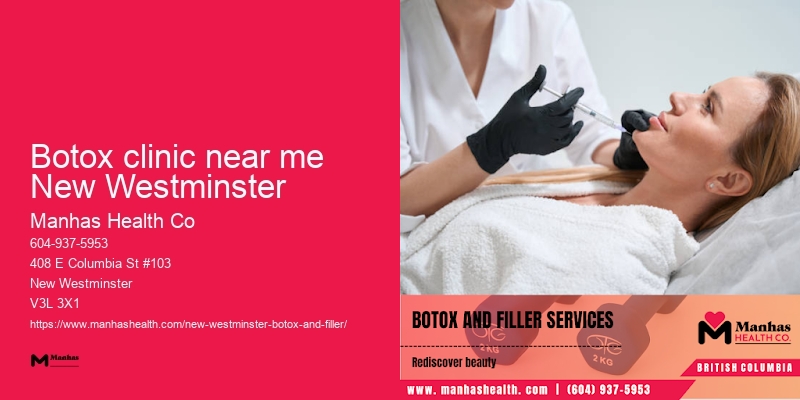 Botox clinic near me New Westminster Botox therapy deals