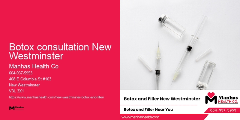 Botox facial treatment Botox consultation New Westminster
