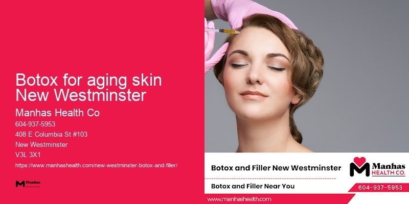 Botox for jawline contour Botox for aging skin New Westminster
