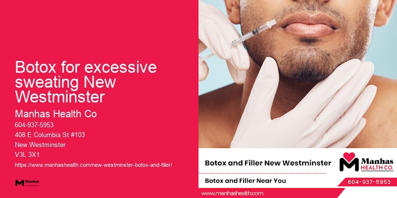 Botox for dynamic wrinkles Botox for excessive sweating New Westminster