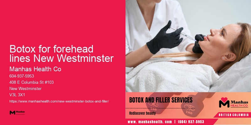 Safe Botox treatments Botox for forehead lines New Westminster