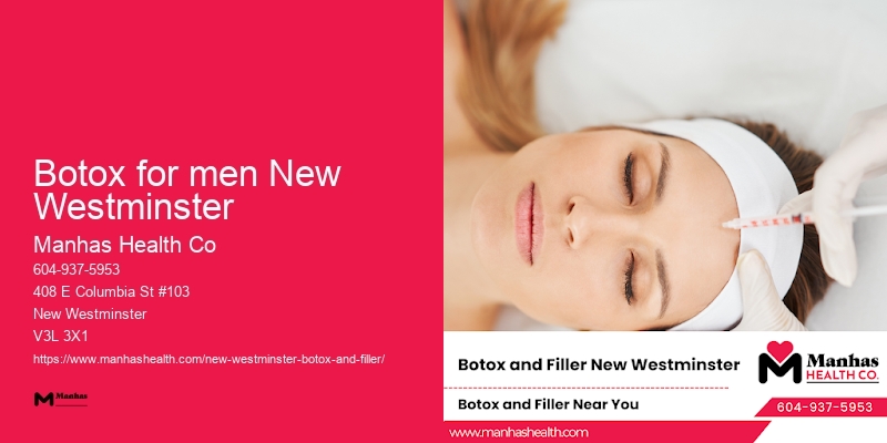 Botox for crow’s feet removal Botox for men New Westminster