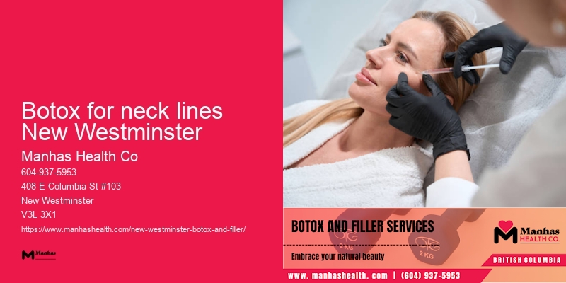 Botox procedure Botox for neck lines New Westminster
