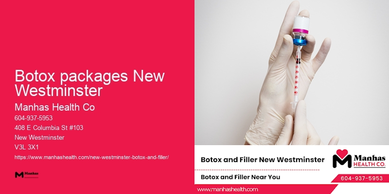 Botox for facial muscle relaxation Botox packages New Westminster