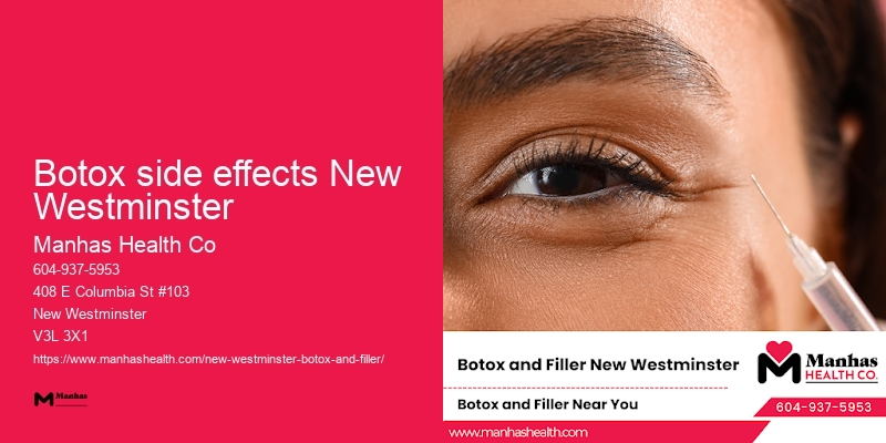 Botox Providers Botox side effects New Westminster
