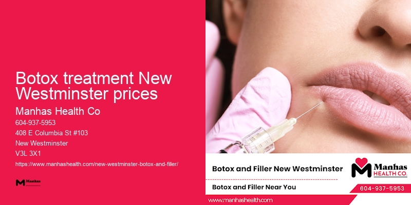 Botox treatment New Westminster prices Botox injections