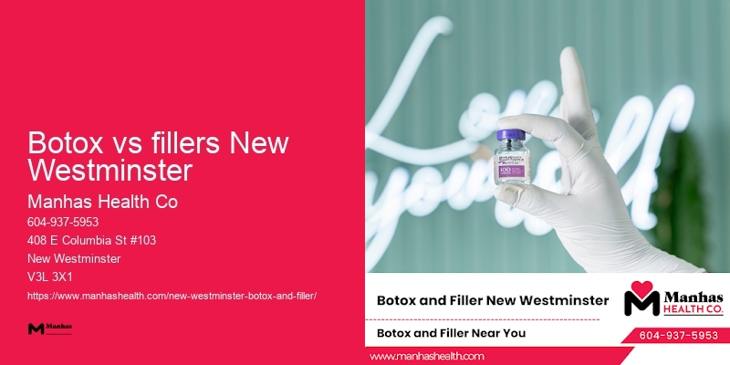 Botox vs fillers New Westminster Botox for crow's feet