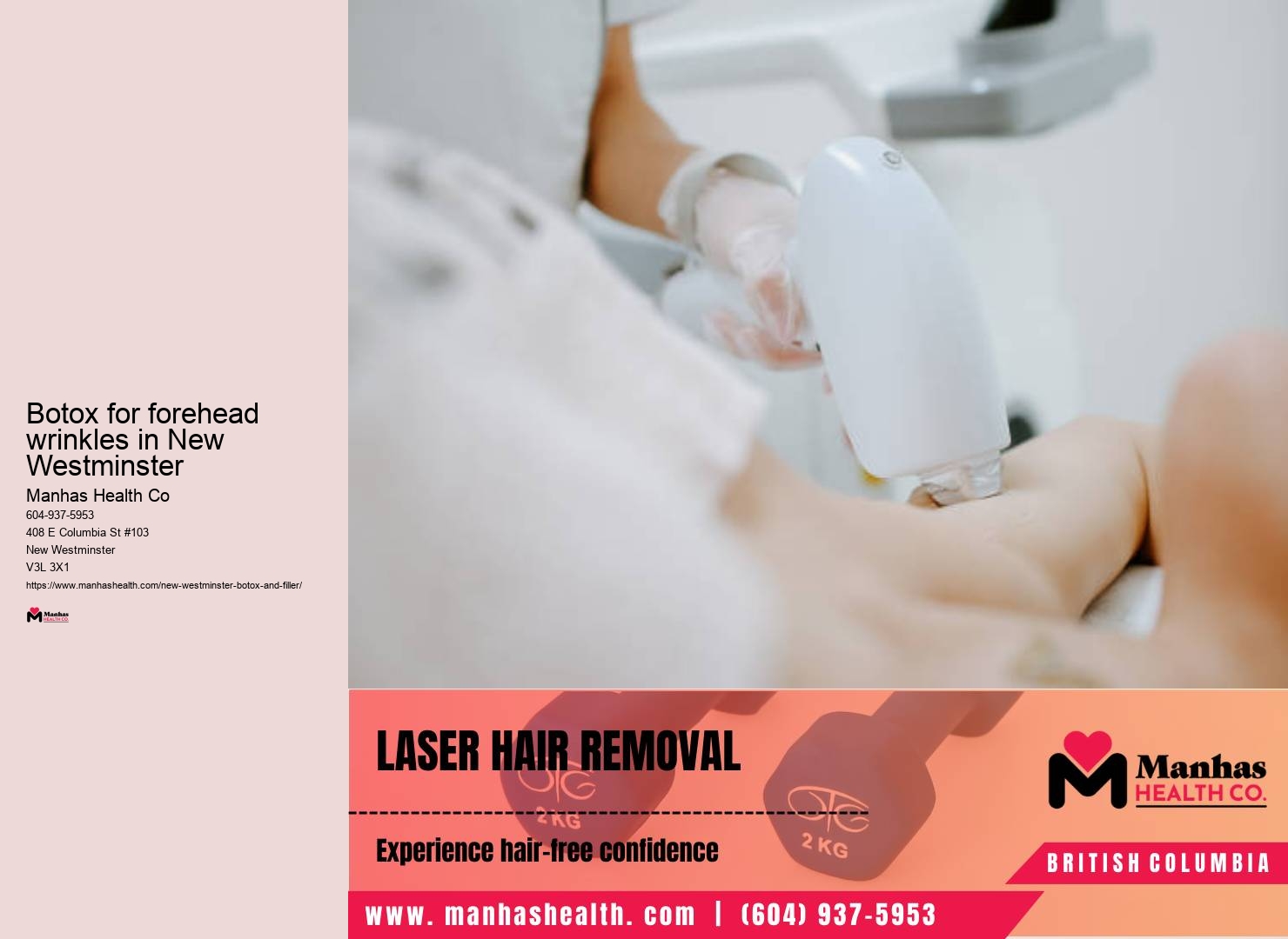 Facial rejuvenation procedures New Westminster