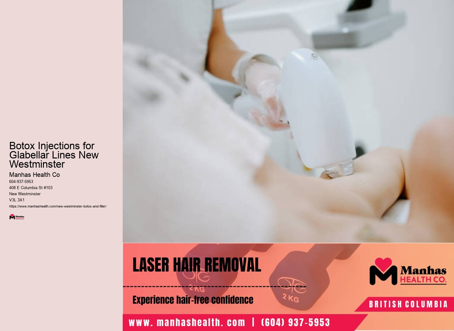 Botox expertise in New Westminster